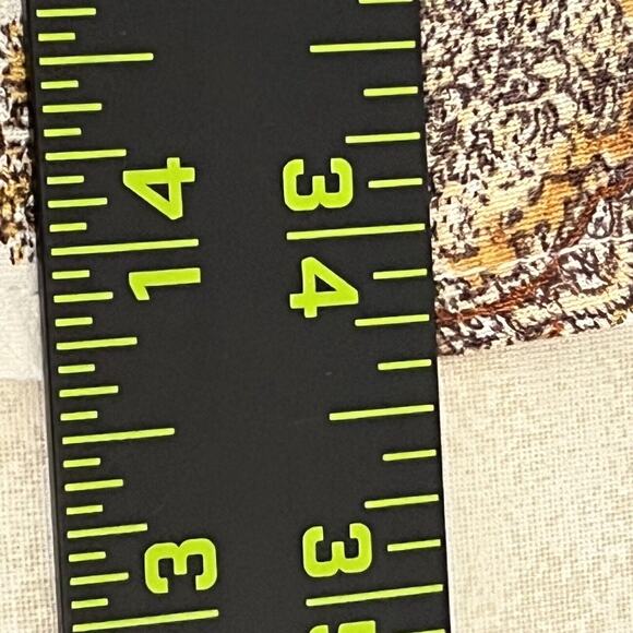 H&M Women’s Dress SZ 12 Batik White/Brown 100% Viscose Office Career Classy - Picture 5 of 10